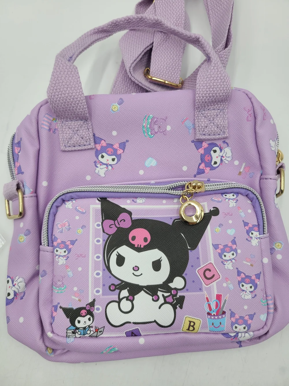 Cute Sanrio Hello Kitty Leather Women'S Messenger Bag Cartoon Kuromi Melody